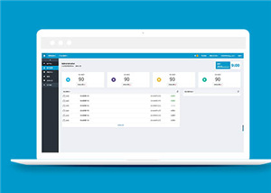 简洁响应式后台管理通用模板下载