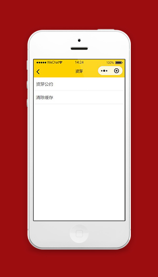 服务小程序信息设置页面源码下载