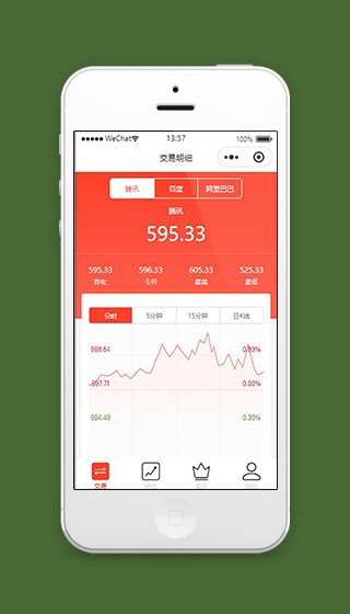 股票交易小程序交易明细页面源码下载