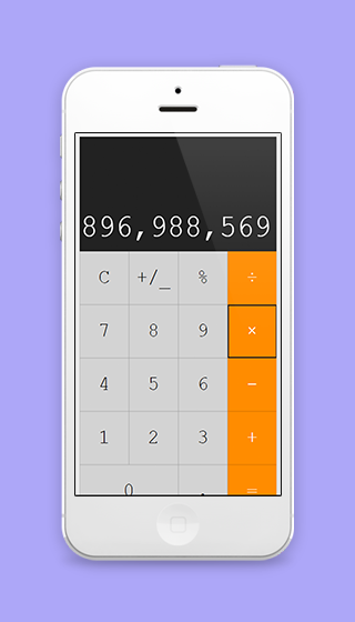 简单样式微信计算器程序源码下载
